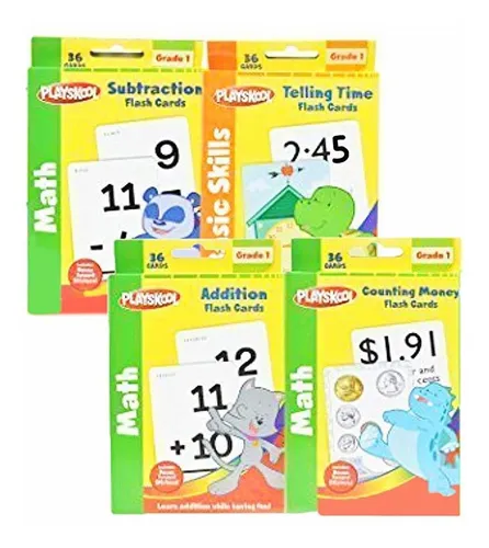 Tarjetas Playskool Flash Con Pegatinas De Recompensa - 4 Tarjetas Playskool Flash Con Pegatinas De Recompensa - 4