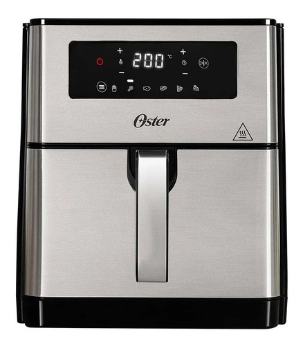 Freidora De Aire Digital Oster® Con Capacidad De 9l Ckstaf90 Color Plateado