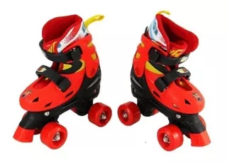 Patines Cars Niño Roller 4 Llantas Ajustable Disney