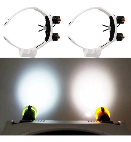 Imagen 4 de 6 de Lupa Lentes Anteojos 8x 23x Con Luz Led Profesional S.