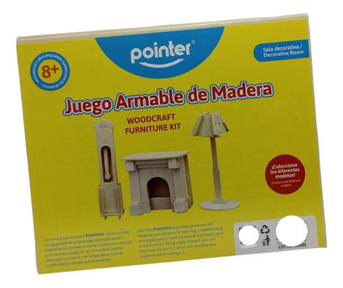 Juego Armable De Madera Pointer Juego Didáctico Niños