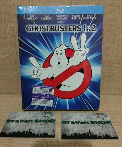 Ghostbusters 1 Y 2 Digibook Cazafantasmas Blu Ray Película