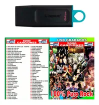 Comprar Memoria Usb 32gb Con Musica + 5000 Puro Rock 70s, 80s Y 90s
