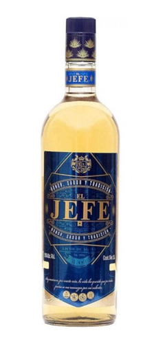 Pack De 2 Licor De Agave El Jefe Azul 1l