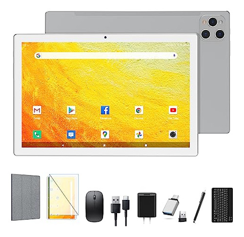 Tableta Qukenk 10 Android 12 De 128gb 16gb Con Teclado