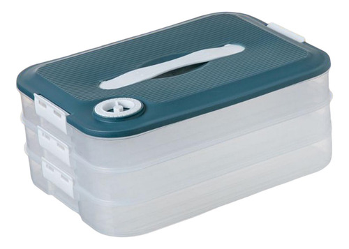 Caja De Bolas De Hervida Transparente 3 Capas Verde
