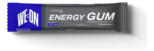 Energy Gum Em Goma We:on + Cafeína Caixa C/ 12 Sachês 600g