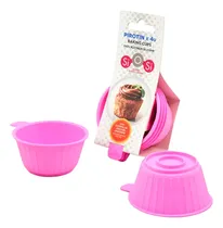 Comprar Pirotines X 4u Muffin Cupcake De Silicona Cocción Uniforme