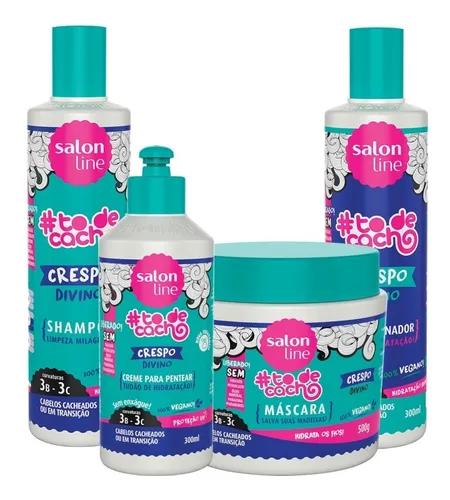 Crespo Divino Salon Line To De Cacho Shampoo Cond Mascara 500g Creme Pentear 04 Unidades Mercado Livre Crespo Divino Salon Line To De Cacho Shampoo Cond Mascara 500g Creme Pentear 04 Unidades Mercado Livre