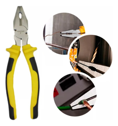 Alicate Universal Profissional 8 Polegadas Fertak