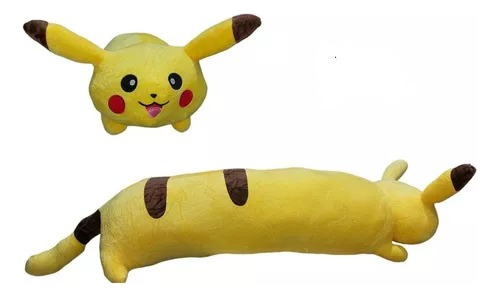 Almohada Pikachu Peluche Almohadón Pokemon Varios Tamaños