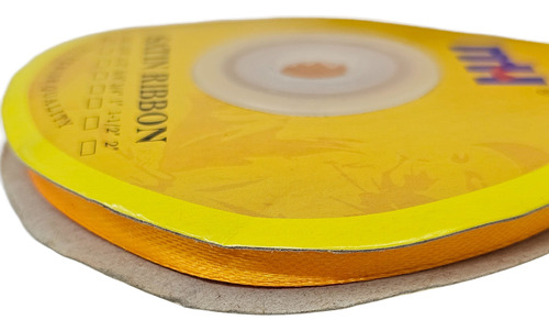 Cinta Raso Numero 1 1/4 25 Yardas Naranja Claro