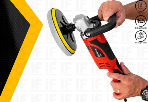 Imagem 4 de 7 de Politriz Lixadeira 7 Polegadas 1100w Automotiva Profissional