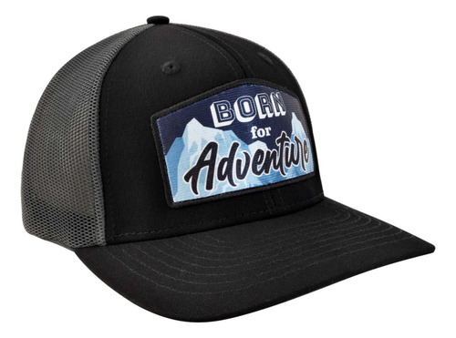 Gorra Malla Y Ajustador Born For Adventure Neg/gris Wallis