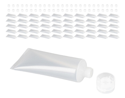 Tubo De Loción Cosmética Vacío De 50 Piezas 10gtornillo