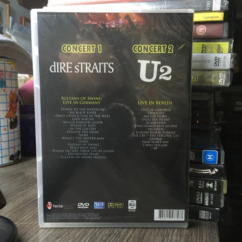 Dire Straits / U2 - Live Concert 2x1 (2010) 2 Dvds