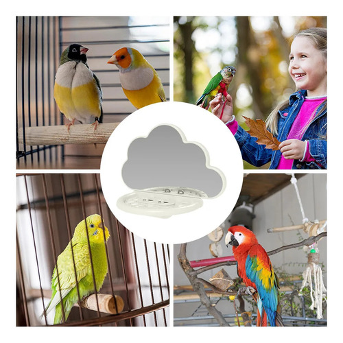 Espejo Para Jaula Para Espejo Para Pájaros Con Perce