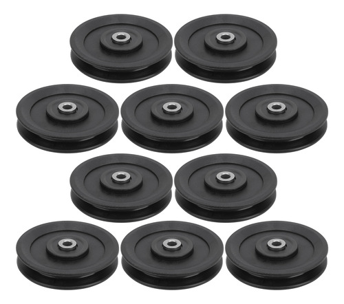 Accesorio De Gimnasio, 10 Piezas, Polea De Nailon Con Rodami