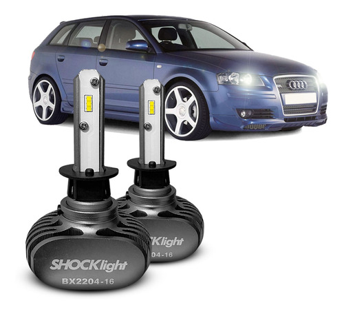 Ultra Led Shocklight 10.000 Lumens 6000k  audi A3 Farol alto