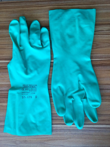 Guante Nitrilo Verde Solvex 7 Pares