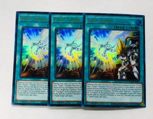 Final Cross. Tercia Ultra Rare. Yugioh!