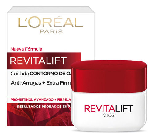 Crema L'oréal Hidratante Antiarrugas Ojos Revitalift 15ml