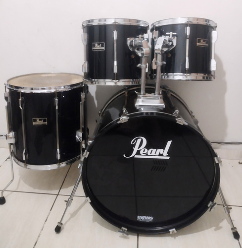Corpo De Bateria Pearl Export Preto (Usado)