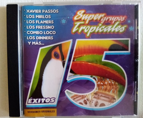 Cds Super Grupos Tropicales 15 Éxitos (Usado)