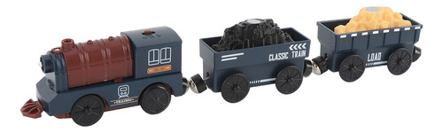 Set Clásico De Juguete Con Forma De Tren Eléctrico Retro, 3