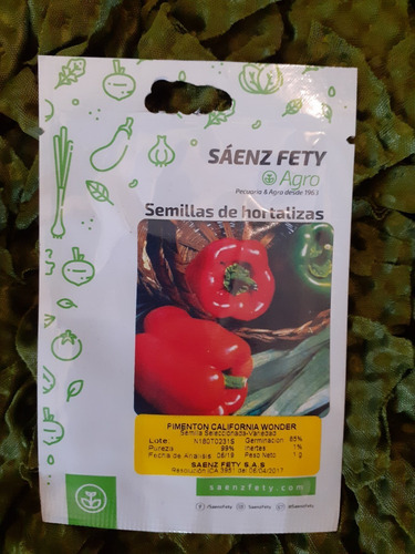 Semilas De Pimenton Hybridas