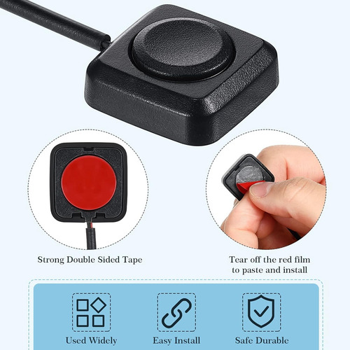 Interruptor Momentâneo De 5 Peças, Botão De Pressão Momentân