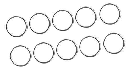 10 Piezas De Material Acero Inoxidable Accesorio De 22mm