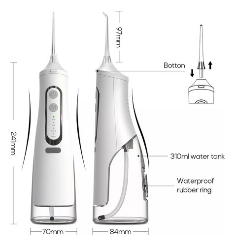 Limpiador Oral Fácil De Transportar 310ml Usb