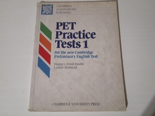 Pet Practice Test 1 Cambridge University Press