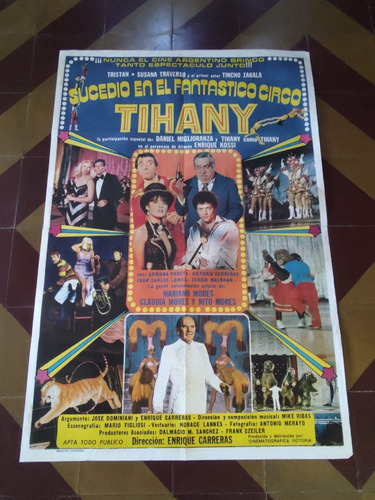 Afiche De Cine  Sucedió En El Fantastico Circo Tihany 