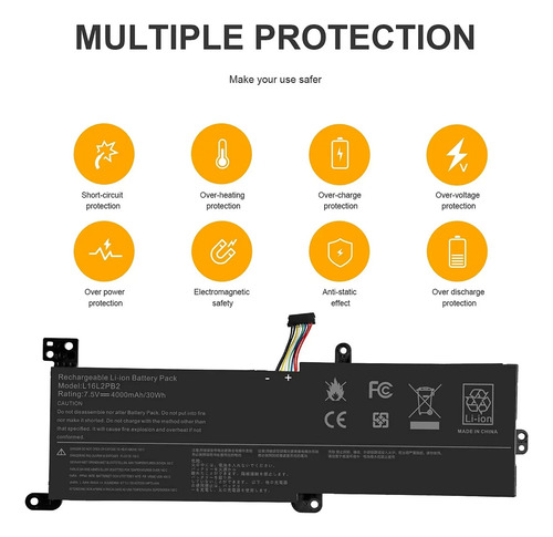 Batería Para Lenovo Ideapad 330 Series 330-15ikb 330-14ikb Negro