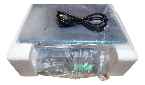Balanza Digital 50kg Electrónica Visor Ambos Lados Negro 50 Kg