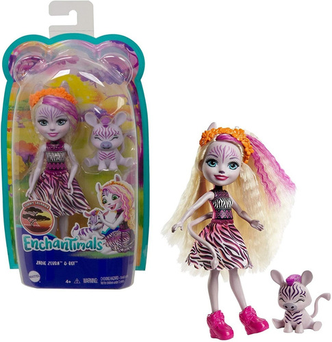 Enchantimals Zadie Zebra & Ref