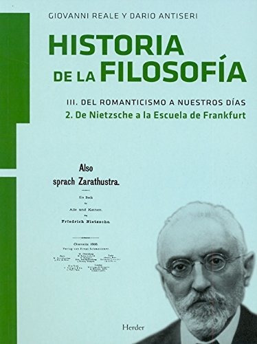 Historia De La Filosofãâa Iii. Del Romanticismo A Nuestros Dãâas, De Reale, Giovanni. Herder Editorial, Tapa Blanda En Español