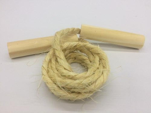 05 Pula Corda De Sisal 2,0m Brinquedo Infantil Diversão