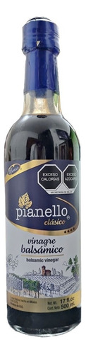 Vinagre Balsámico Natural Pianello 500 Ml Paquete 4 Unidades