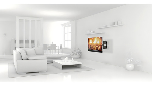 Soporte Pantalla Vogel's Thin 345 Giratorio 40 A 65 Pulgadas Color Blanco