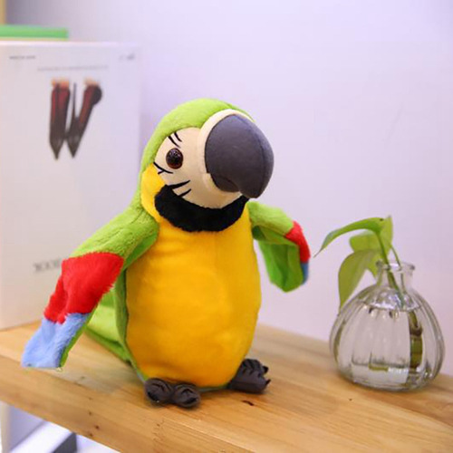 Un Loro Parlante Repite Lo Que Dices, Juguete De Peluche Ele