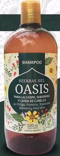 Imagen 1 de 1 de Shampoo Para Caspa Seborrea y caida Hierbas del Oasis