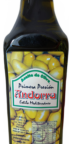 Aceite De Oliva Extra Virgen Andorra 10l Bidón