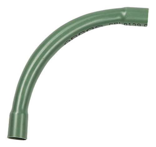 10pz Codo 3/4 Conduit Verde Eléctrico Pvc Ligero C/ Cople