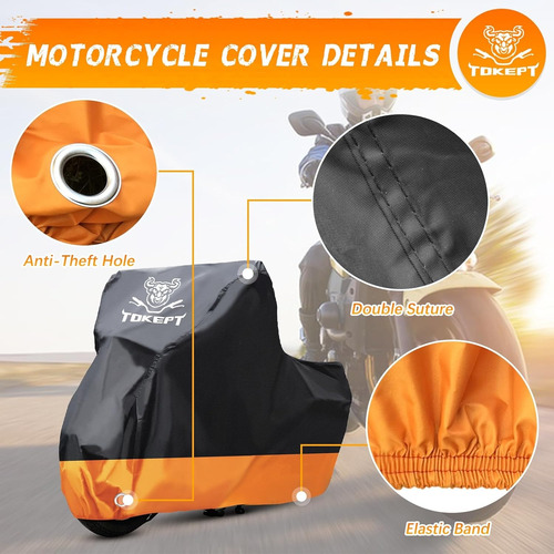 Forro Protector Impermeable Para Motocicleta 86