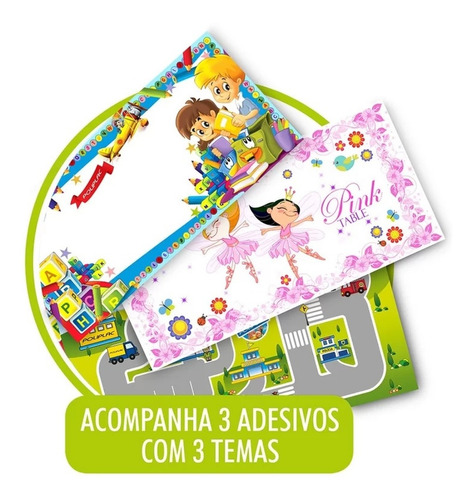 Mesa De Atividades Infantil Mesinha Didática Com Cadeiras