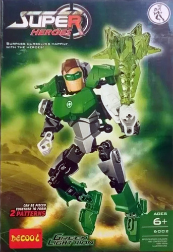 Decool Super Heroe 6002 - Green Light Man - Coleccionable