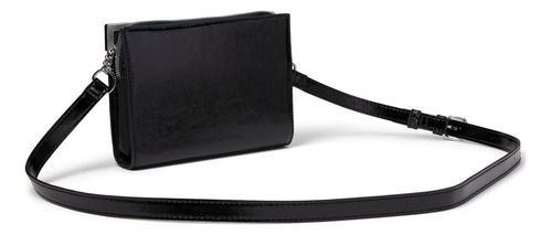 Nine West Radzi SLG Cartera Con Cordón Negro Talla Única